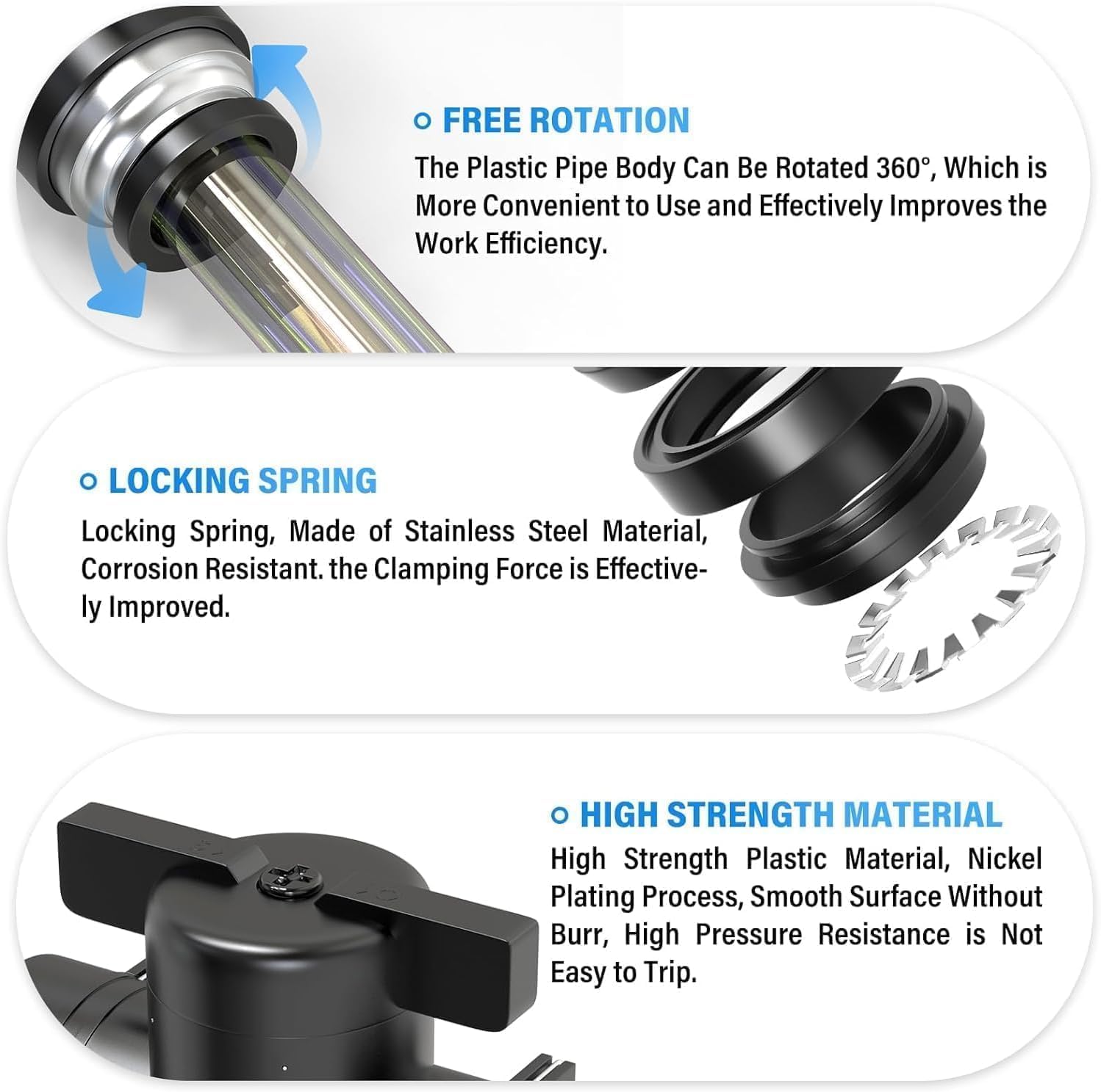TAILONZ PNEUMATIC 1/2 Inch Tube OD x 1/4 Inch NPT Thread Ball Valve Air Flow Control Valve Push to Connect Fitting BVC-1/2-N2（Pack of 3）