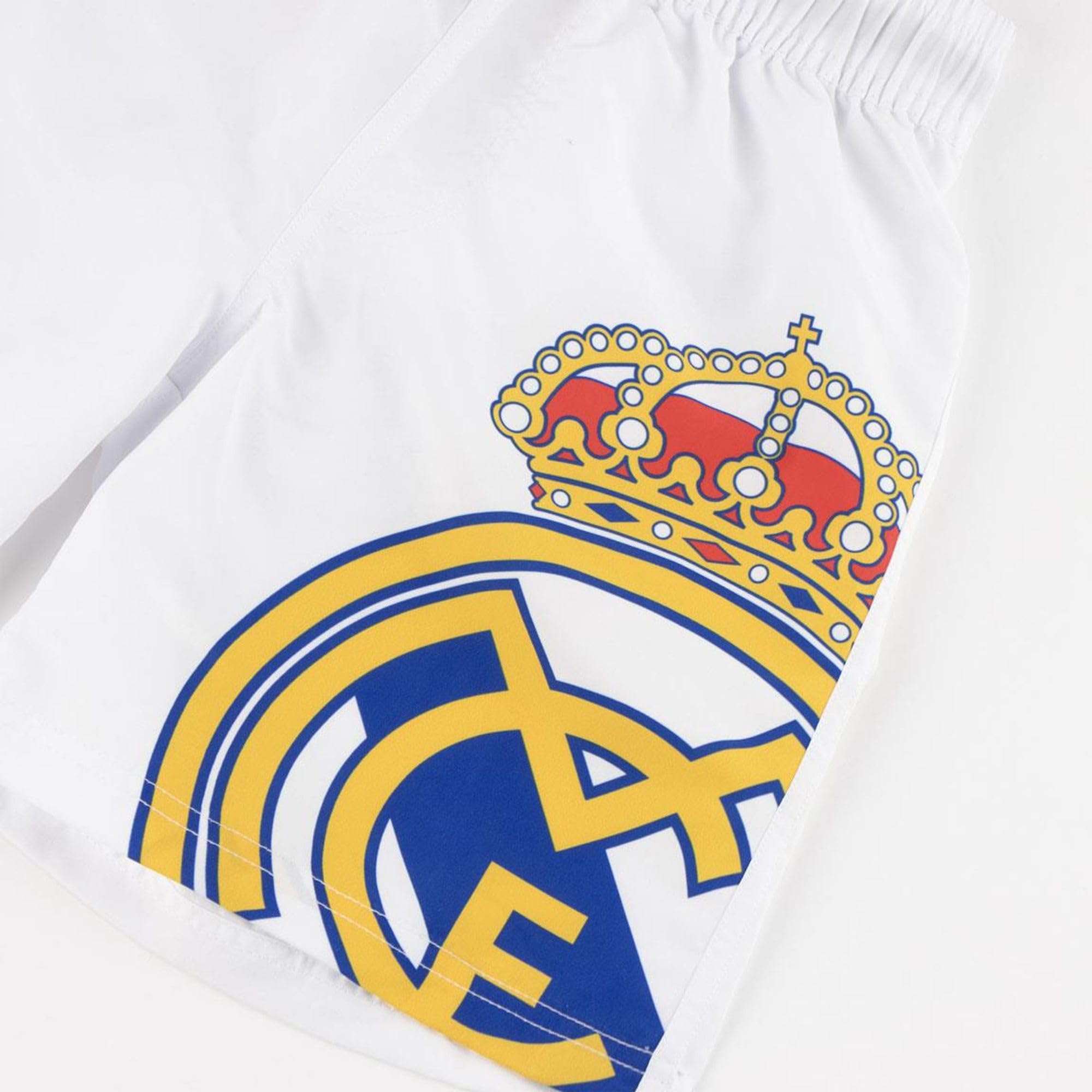 Bermuda Baño Real Madrid Niños - Bañador Real Madrid Niño Playa, Piscina, Secado Rápido y Resistente al Cloro, Boxer Natación Niños Cordón Ajustbales y Bolsillos, Bañador Niños
