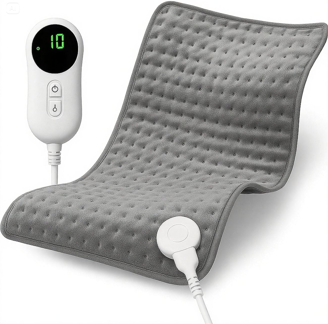 Electric Heating pad,25 x12 Portable Heating Pad for Period Cramps Back Neck Shoulders Pain Relief, 10 Heat Setting Auto Shut Off Moist Dry Heat Pad Birthday Gift for Women Men Father’s Day Mom Dad