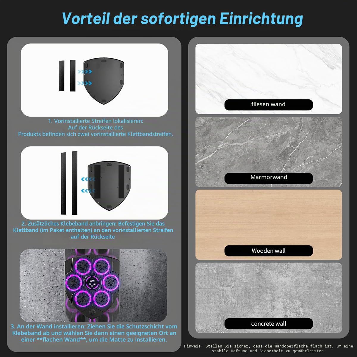 Music Boxsack Boxing Machine Mit Boxhandschuhe SportgeräTe füR Kinder Erwachsene Boxen Sport FitnessgeräTe füR Zuhause
