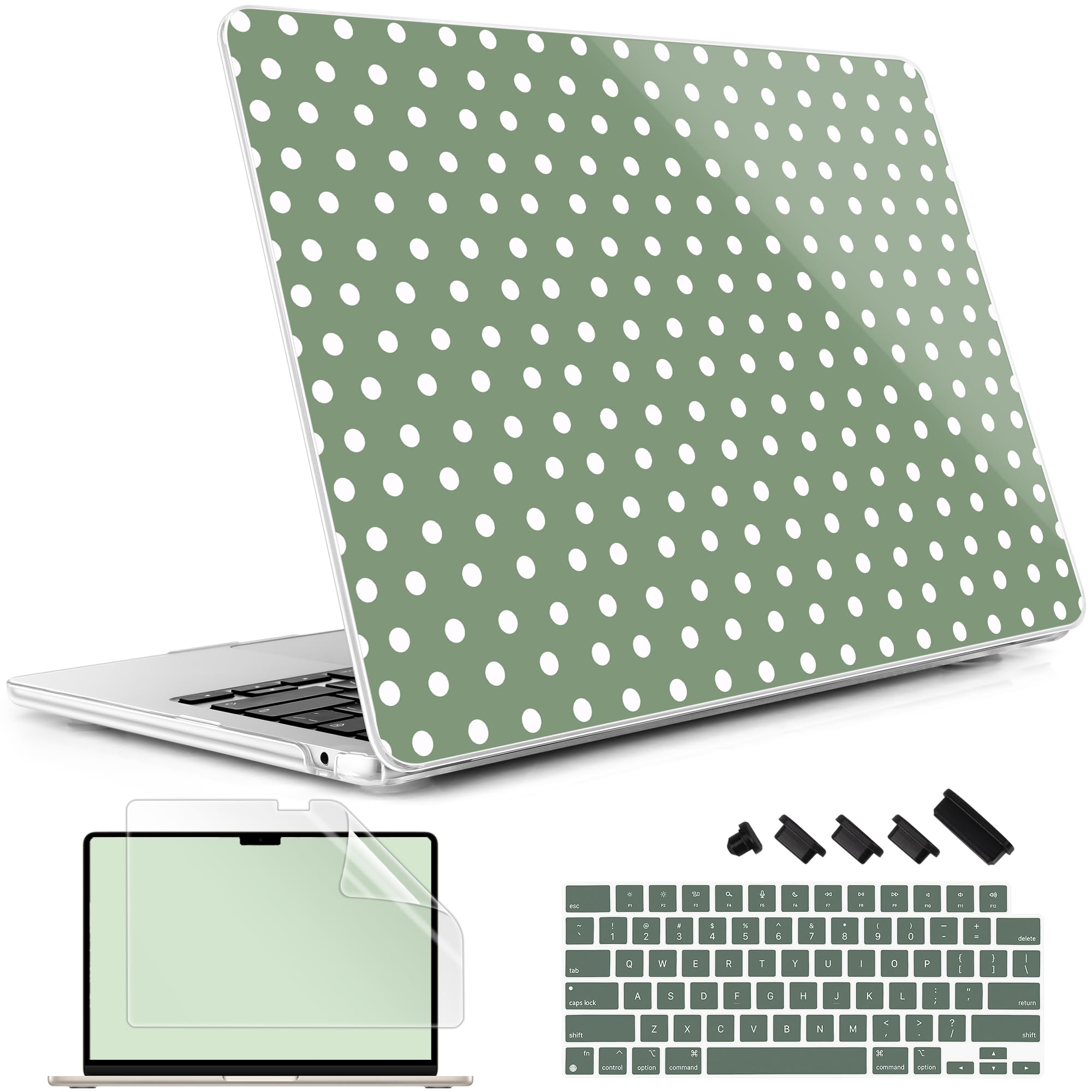May Chen Custodia per MacBook Air M5/M4/M3/M2 da 33 cm Custodia 2026-2022