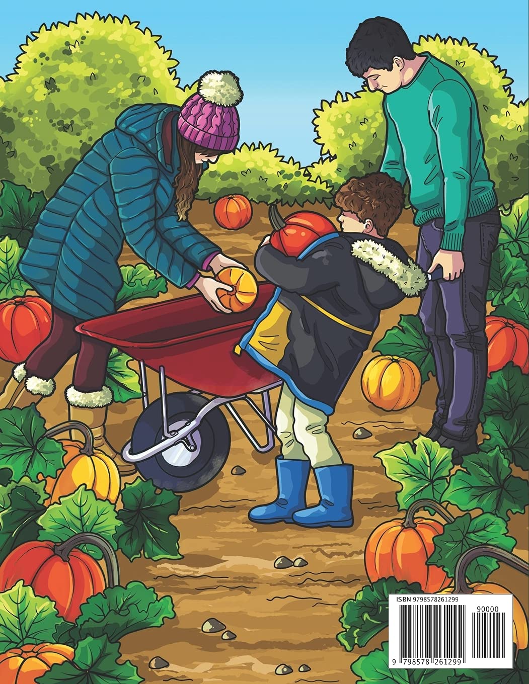 Joy of Autumn Adult Coloring Book: A Fall Coloring Book for Adults & Kids with Pumpkins, Fall Leaves, Farm Animals, Halloween & Thanksgiving Scenes & Autumn Activities