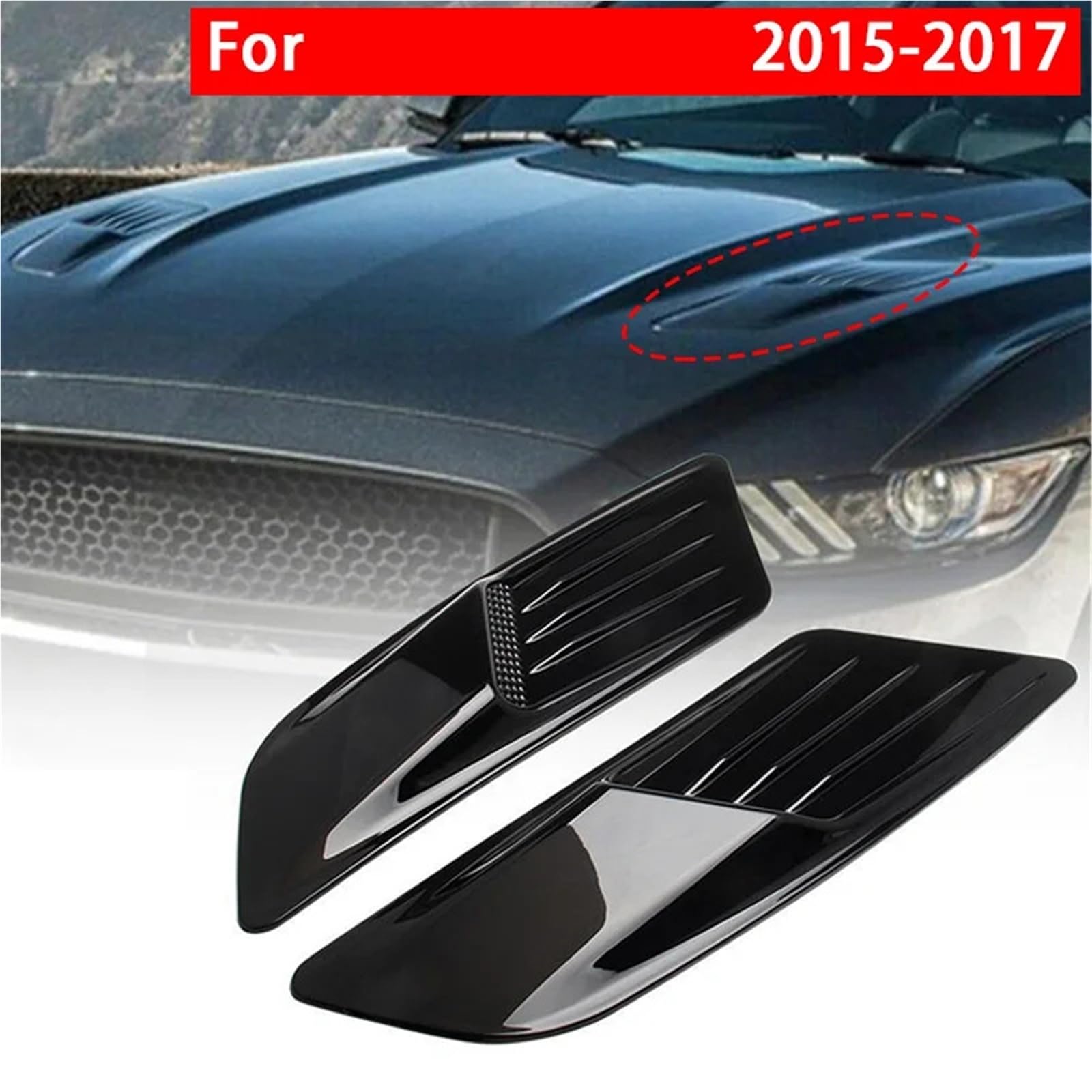 Carbon Steel Grill Hood Air Intake Trim Cover for 2014-2019 Chevy Corvette C7 Accessories High-density Air Intake Guards Trim Protective Net Improve Heat Dissipation & Dustproof