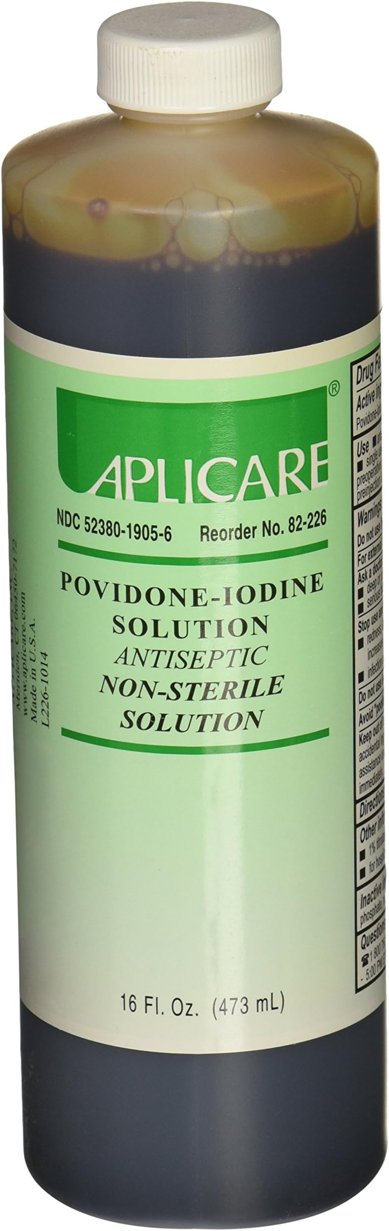 82-226F PVP Prep Solution, Flip-Top Bottle, 16 oz. (Pack of 12)