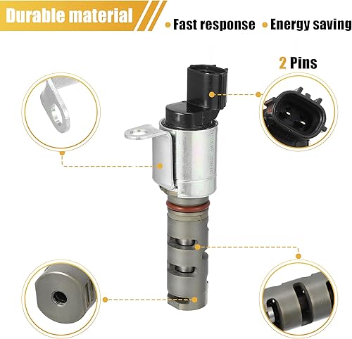 Miniatura 6 de X AUTOHAUX 15330-0S010 15330-38010 Válvula variable de sincronización VVT Solenoide de control para Toyota 4Runner 2010-2022 para Toyota FJ Cruiser