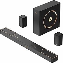 ULTIMEA 5.1.2ch Sound Bar with Dolby Atmos, Surround Sound System for TV with 2 Surround Speakers, Sound Bar for Smart TV,...