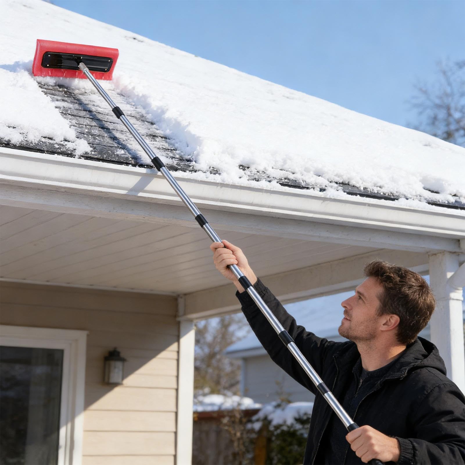 Générique Râteau à Neige pour Toit Grattoir télescopique Anti-Rayures