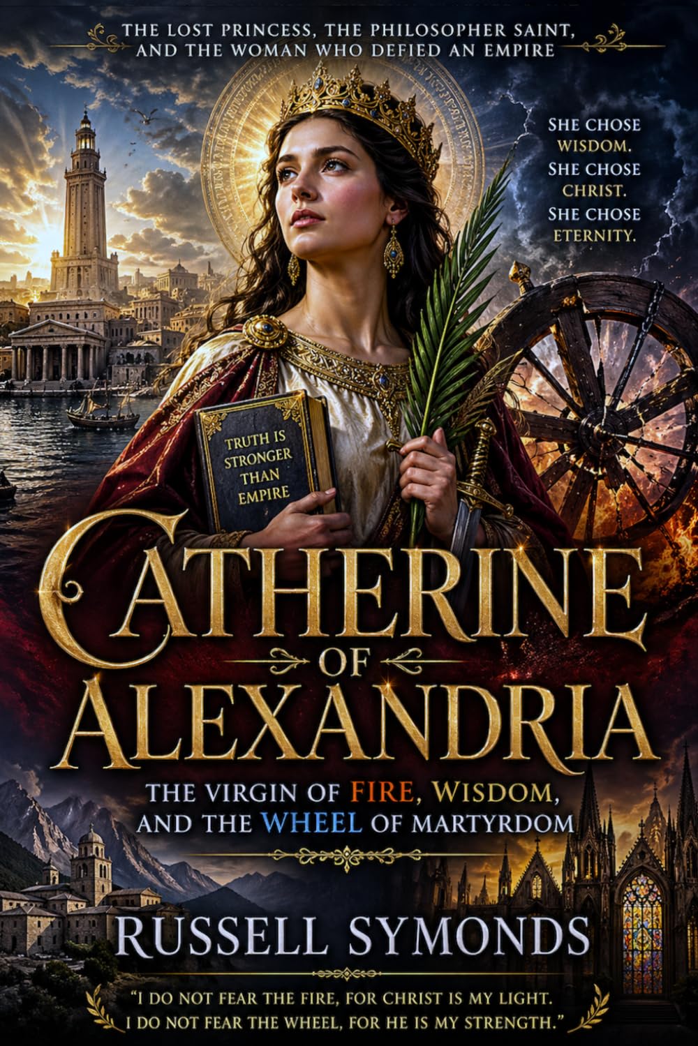 Catherine of Alexandria: The Virgin of Fire, Wisdom, and the Wheel of Martyrdom (Wings of the Seraphim / Wings of the Divine)