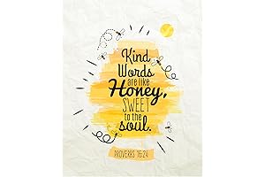 Kind Words Are Like Honey Bible Verse Posters for Classroom