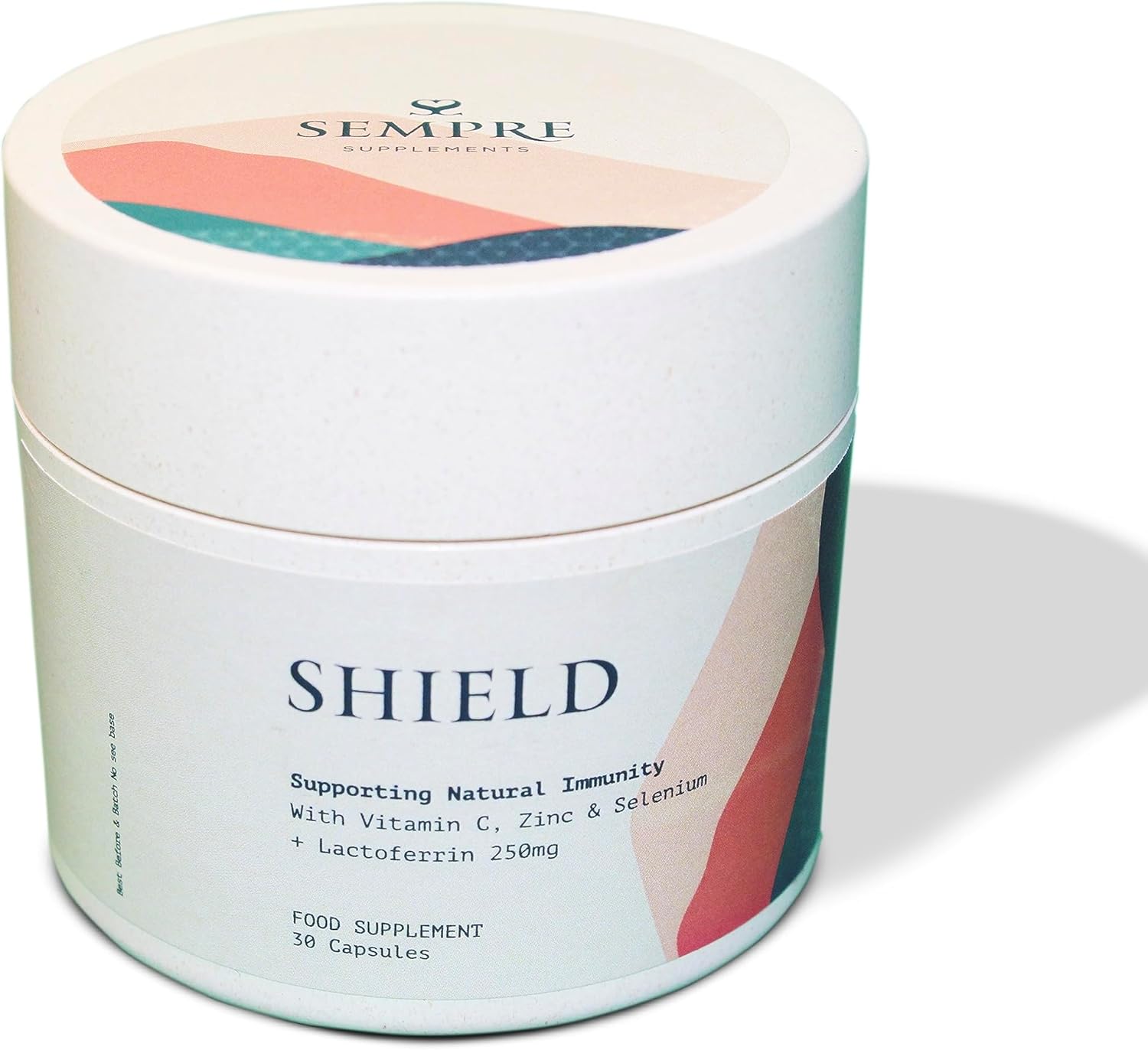 Sempre Shield – Lactoferrin Proferrin® – Vitamin C – Zinc – Selenium, Immune System Booster, Natural Antioxidant, 30 Capsules Sempre Shield – Lactoferrin Proferrin® – Vitamin C – Zinc – Selenium, Immune System Booster, Natural Antioxidant, 30 Capsules