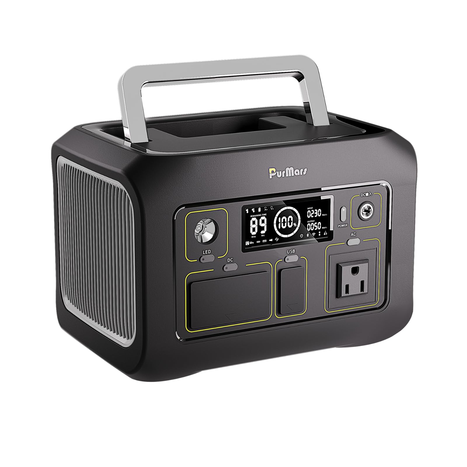 Amazon.co.jp: PurMars ポータブル電源 300 w (500 w ピーク)、288Wh 