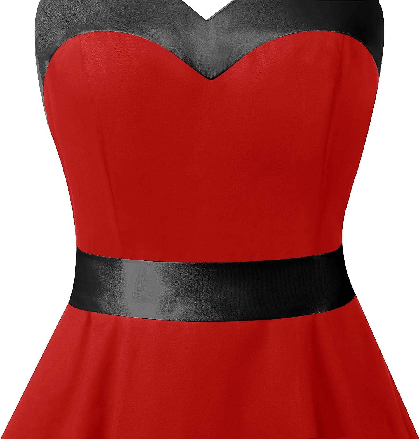 DRESSTELLS Women's Vintage 1950s Cocktail Dress, Retro Tea Party Halter Swing Dresses - Image 2