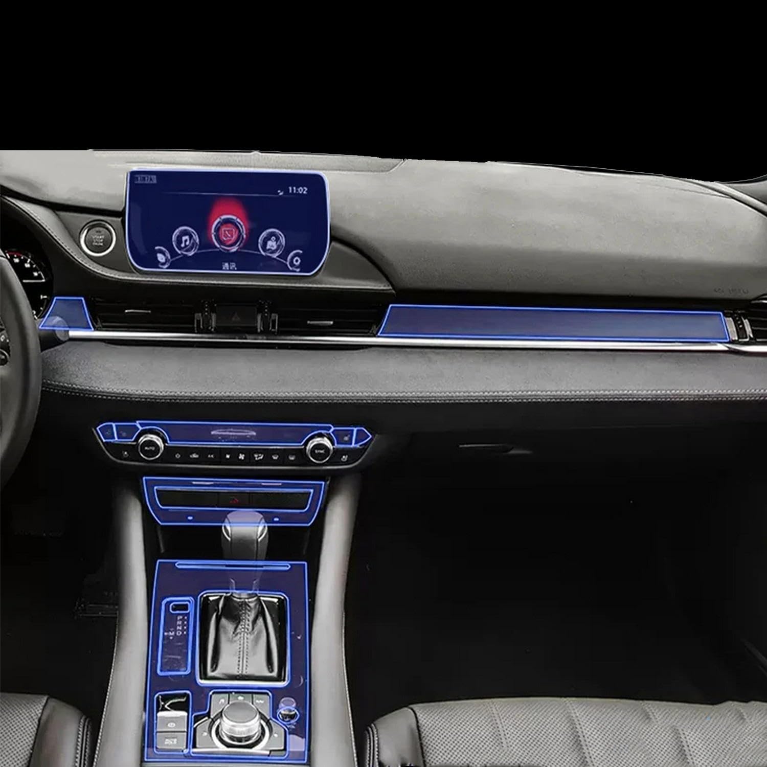 Film TPU Mazda 6 Atenza 2017-2023 protection console pour trajets zen