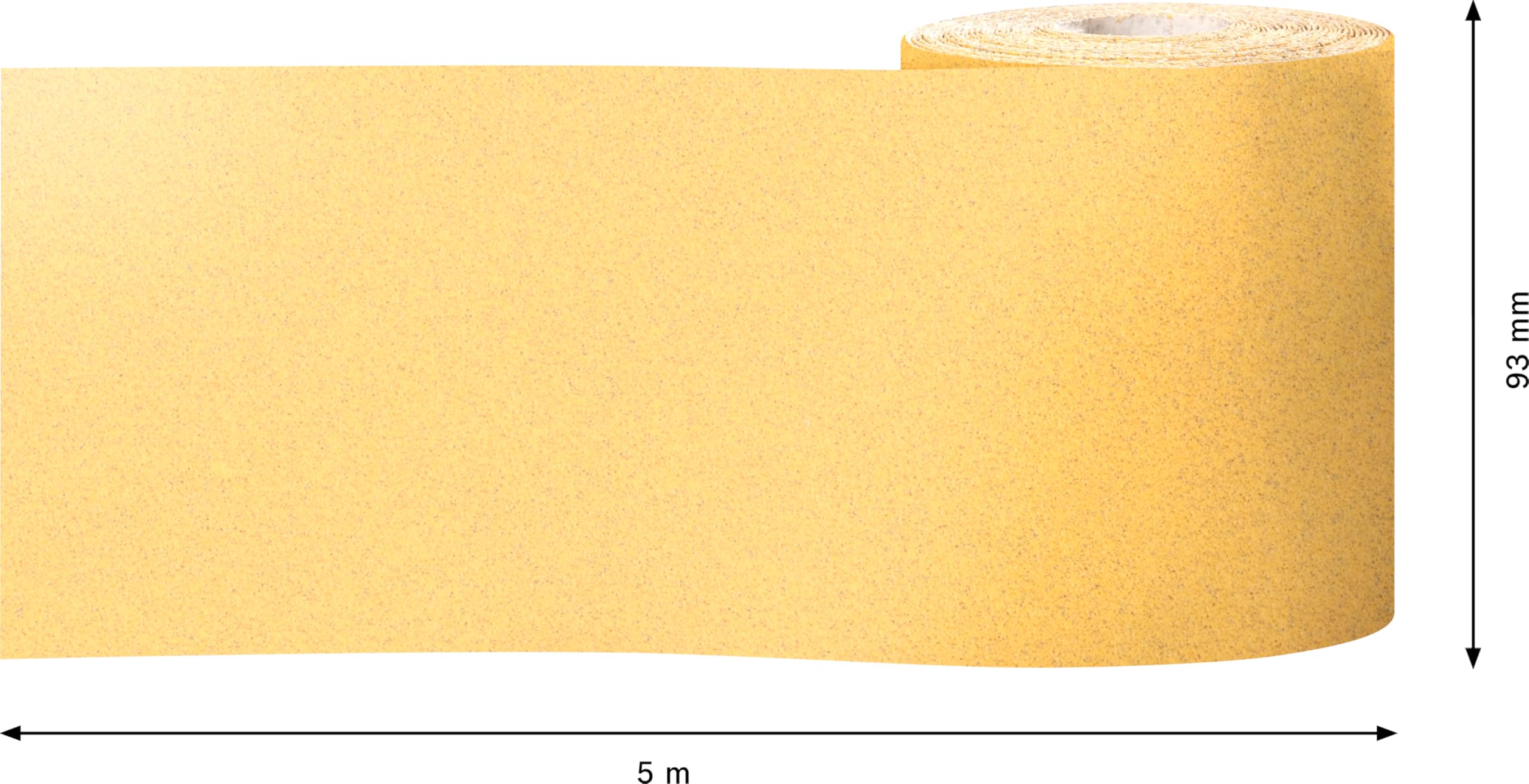 Bosch Accessories 1x Carta abrasiva in Rotoli Expert C470 per Legno Duro, Vernice su Legno, Larghezza 93 mm, Lunghezza 5 m, Grana 120, Accessorio Levigatura Manuale