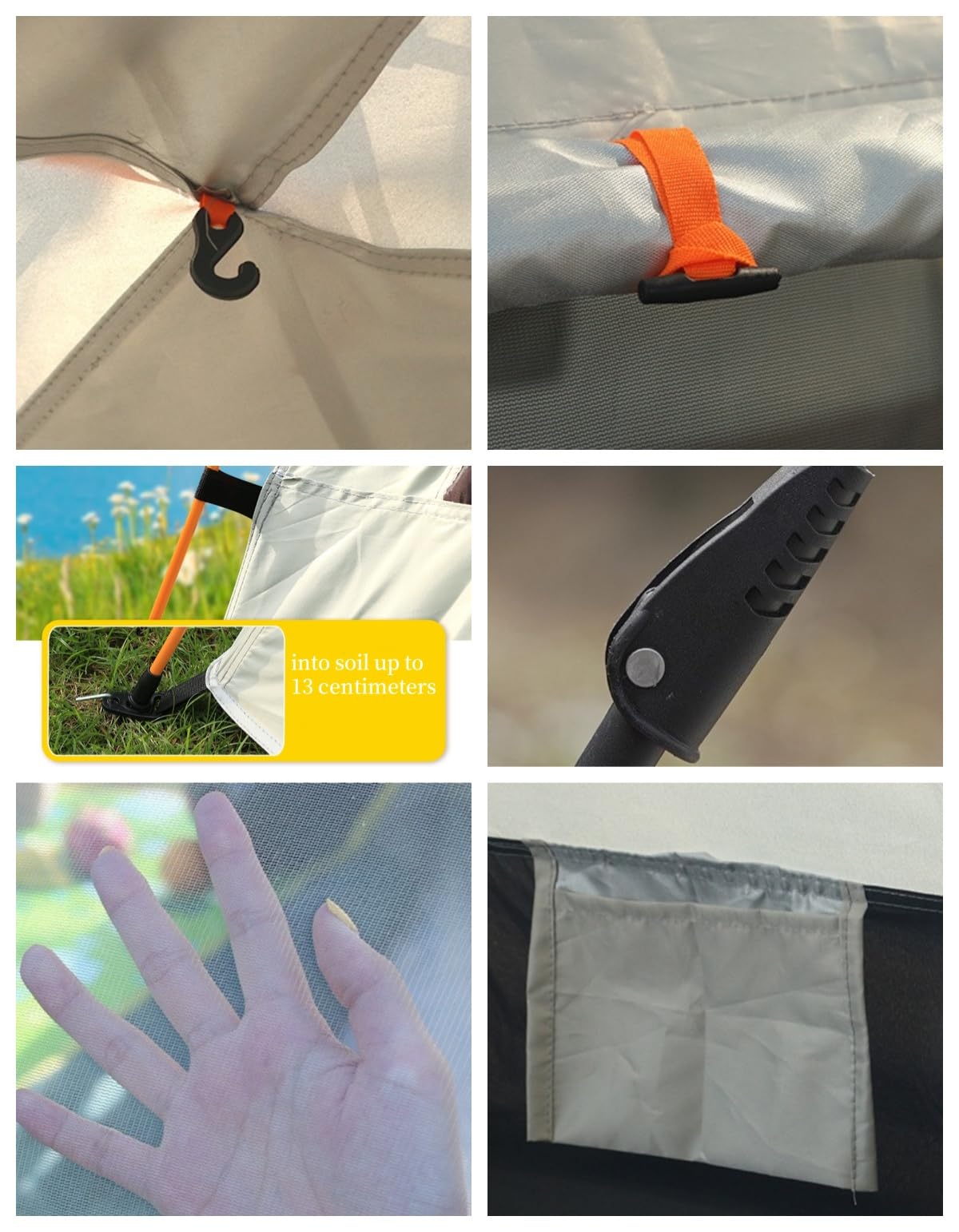 TentHome Tente Plage Bebe Anti UV Bivouac 1 Personne Ultra Légère Pop up, Tente de Camping et Randonnée Trekking 2 Seconde Ultralight Compacte Autoportante Montage Rapide Imperméable