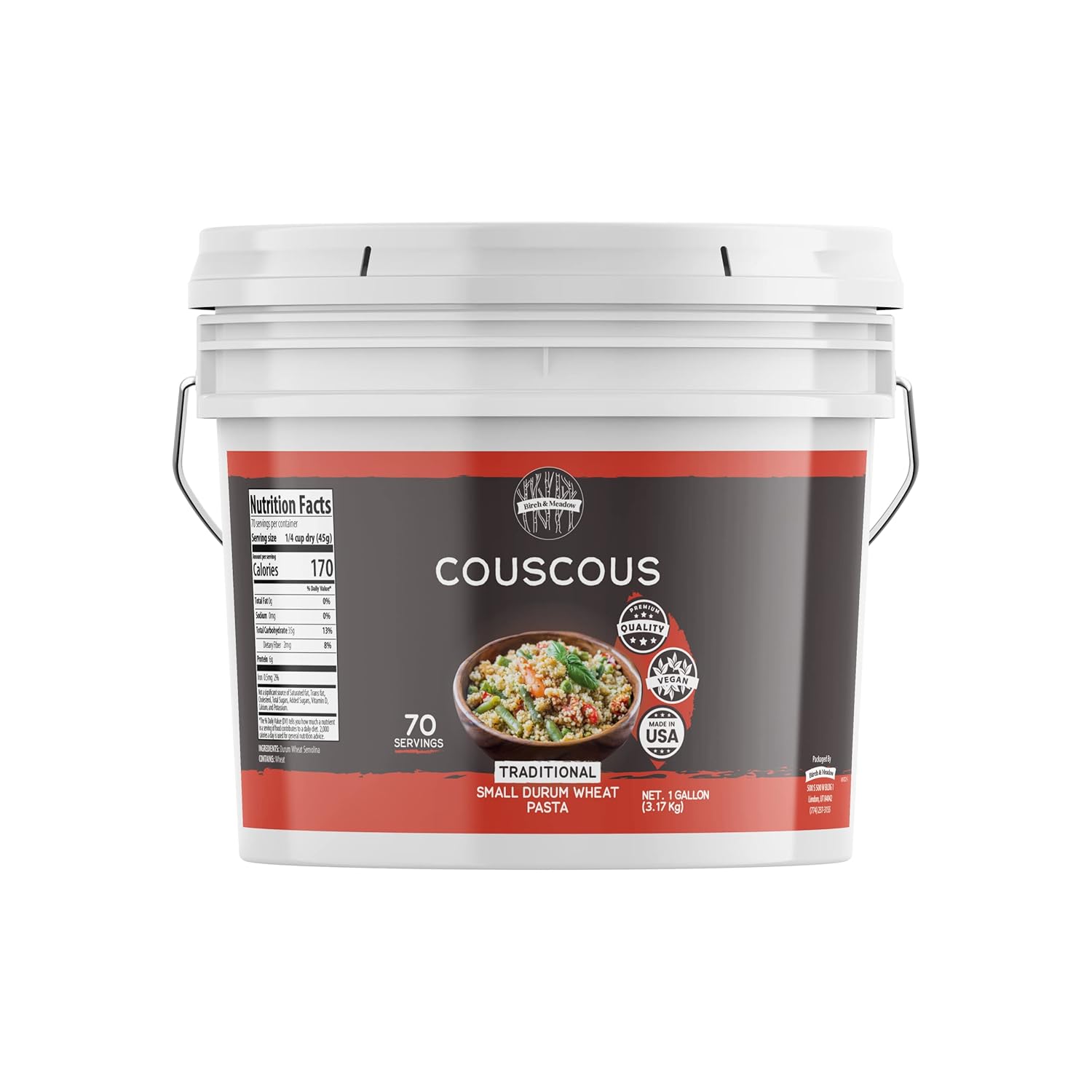 Buy Birch & Meadow 1 Gallon of Couscous, Salads, Casseroles Online at