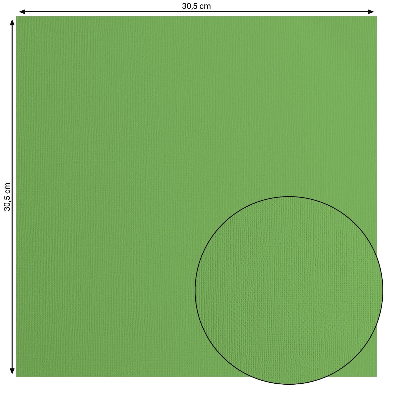 Image secondaire de vaessen creative Florence Papier Cartonné, Vert (Mousse), 216g, Carré, 30,5 x 30,5 cm, 20 Feuilles, Surface Texturée, pour Peind