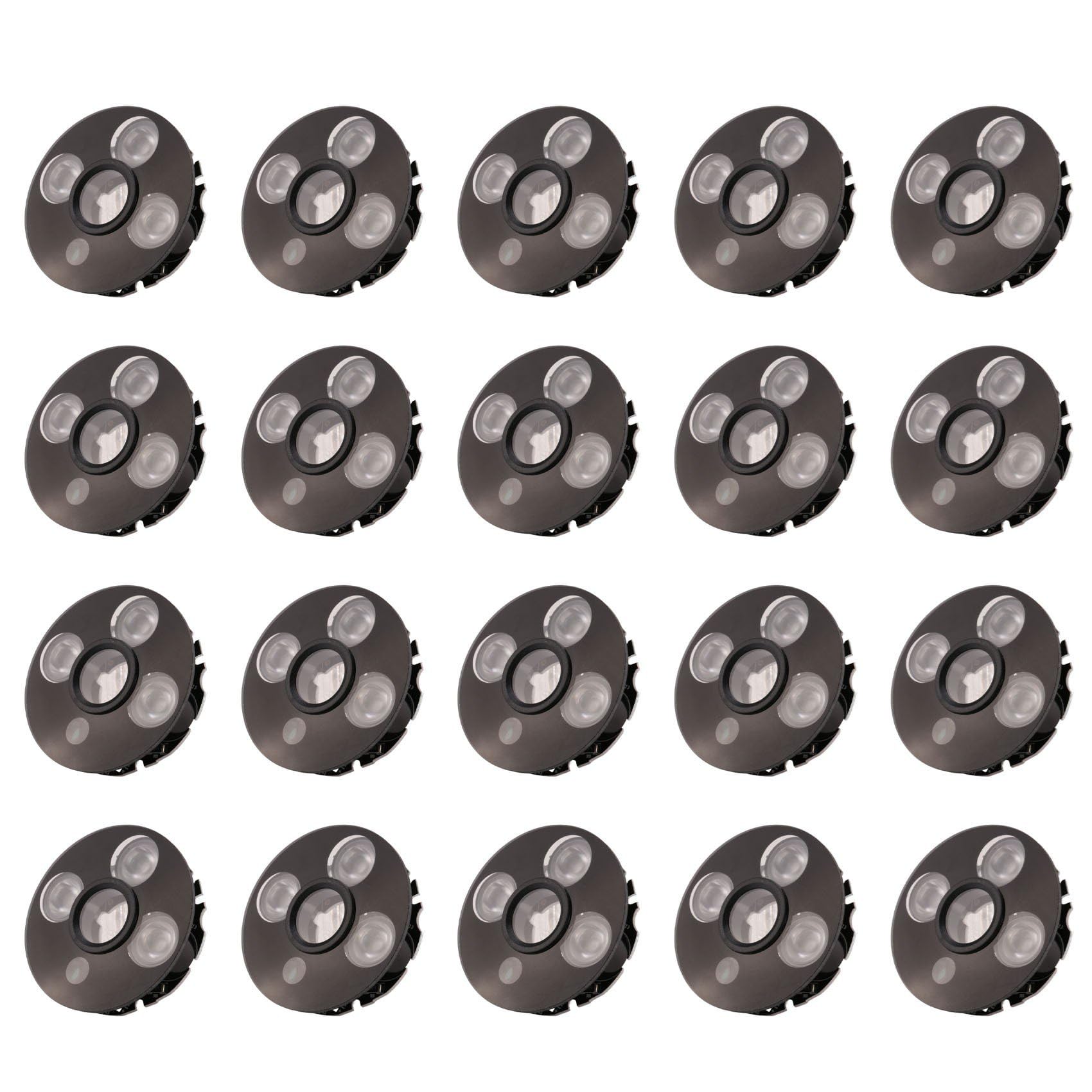 20X 3 Array IR LED Strahler Infrarot 3X IR LED-Platine Fuer CCTV-Kameras Nachtsicht (53mm Durchmesser)