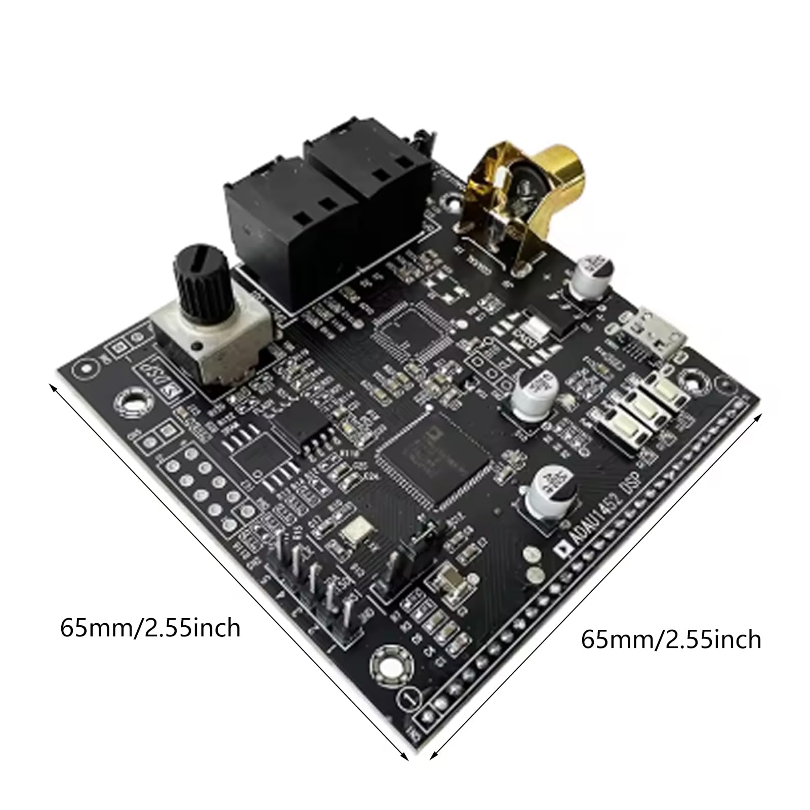 Scheda di sviluppo avanzata ADAU1452 USBi CODEC Design per una facile configurazione e connettività per gli sviluppatori Modalità di comunicazione SigmaStudio