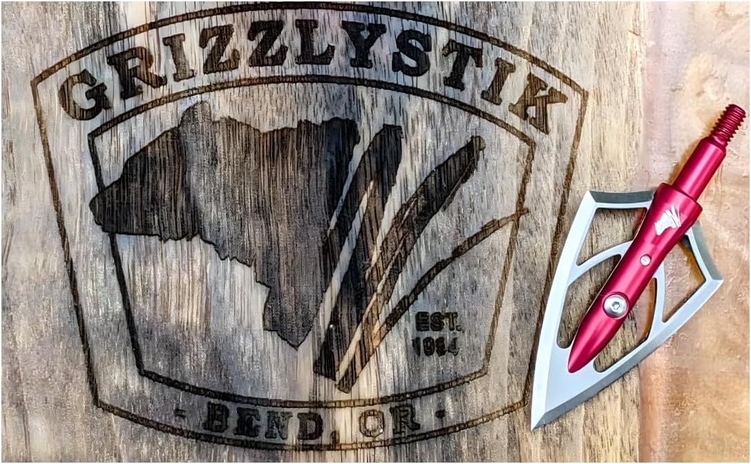 Overkill Silver Flame Double Bevel Broadheads, 100/125/125XL/200XXL Grains, Razor Sharp, Stainless Steel Blades, 1 1/8" Wide Cut, Bone Breaking, for All Bows & Crossbows, 3 Pack