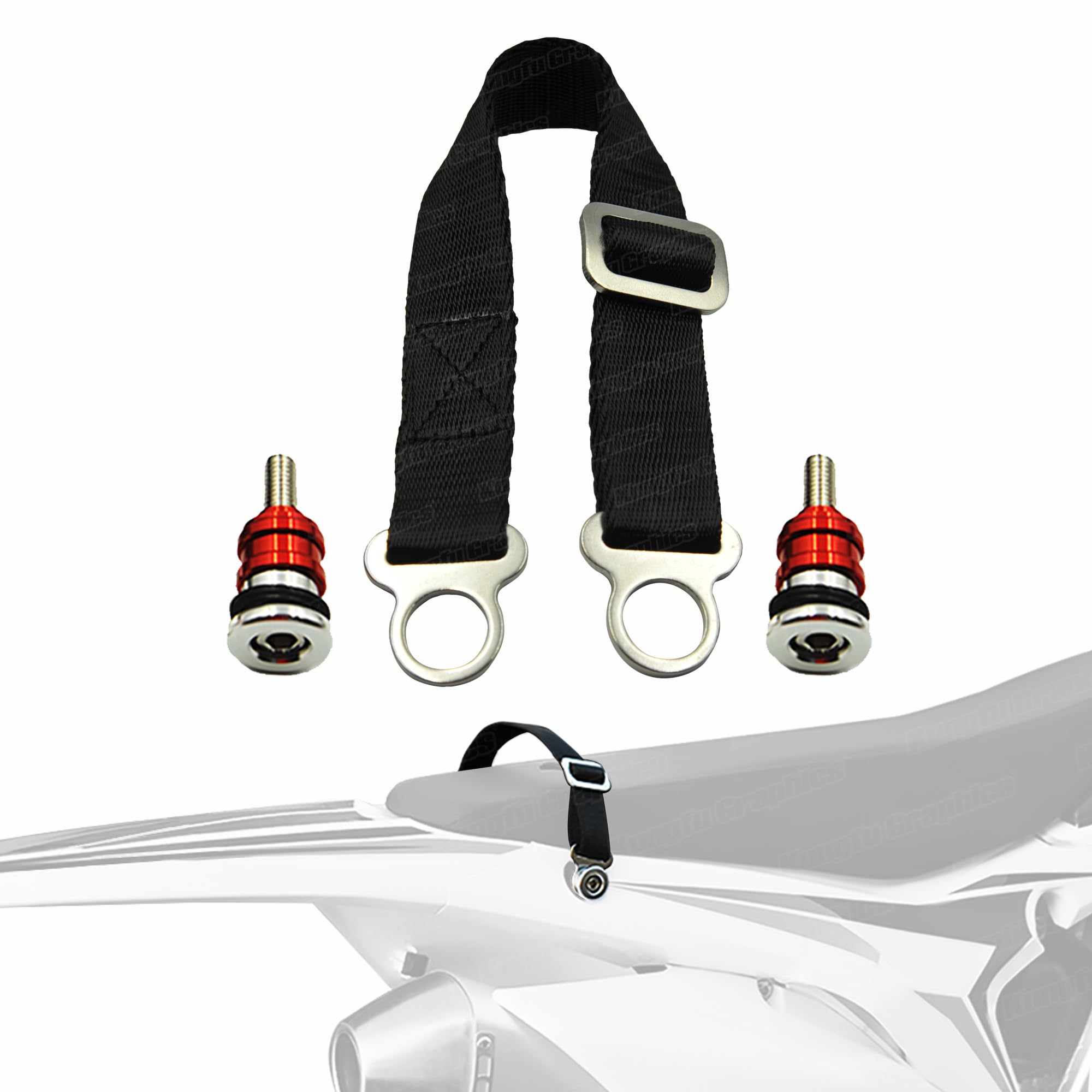 Sangles de levage moto pour sortir des sentiers en Enduro KXF - 8