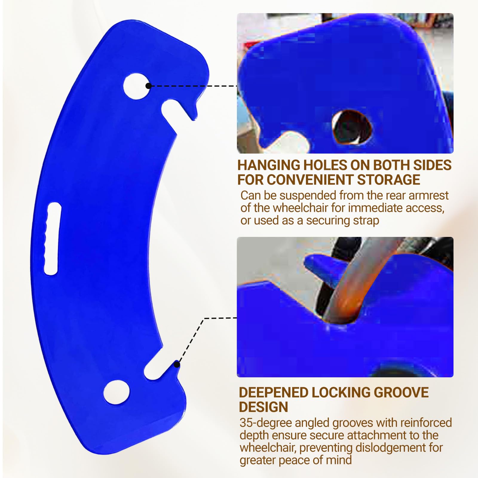 Planche antidérapante pour fauteuil roulant, planche de transfert de patients ou handica du fauteuil roulant au lit, aux toilettes, à la baignoire, bleue