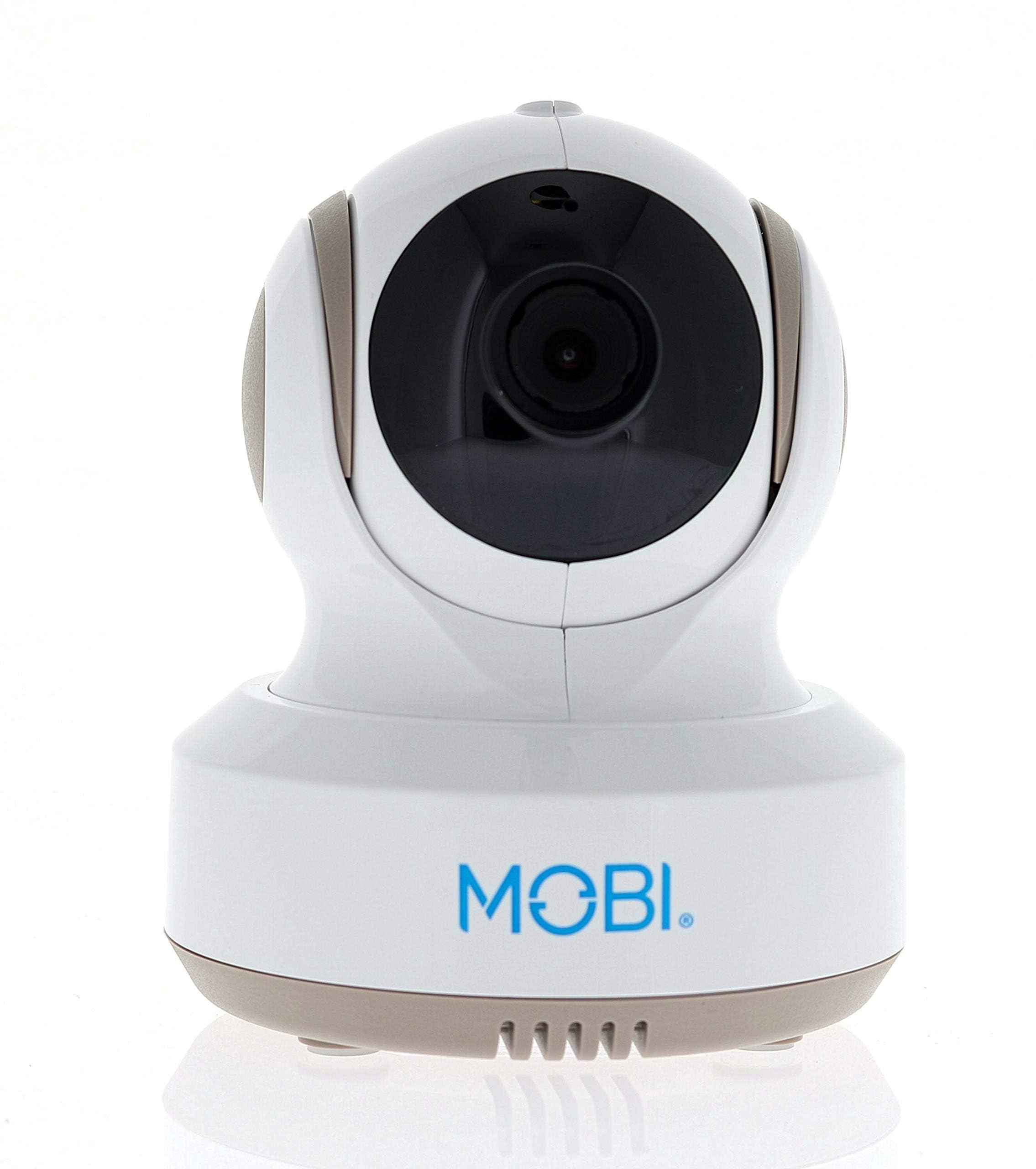 MOBI MobiCam DXR-M1 Sistema di monitoraggio del bambino con monitoraggio automatico intelligente, visione notturna, panoramica e inclinazione remota, ninne nanne, Quad View, Baby Monitor, sistema di