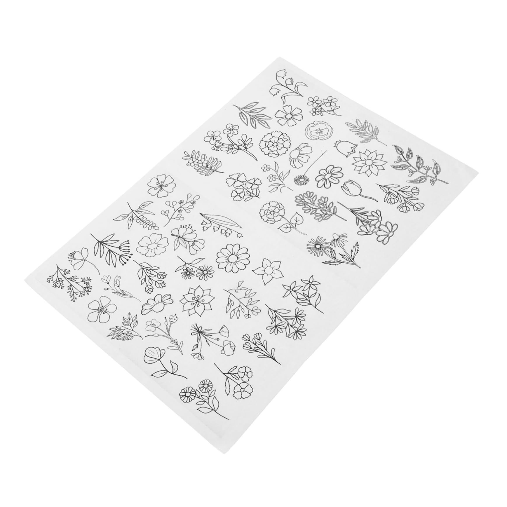 Artibetter 5 Blätter Wasserlöslicher Stabilisator Zerreißbar Stickunterlage Stickerei Stickstabilisator Nähen Stoff Waschbar Handnäh-stabilisatoren Dekorative Stickvliese Anfänger Papier