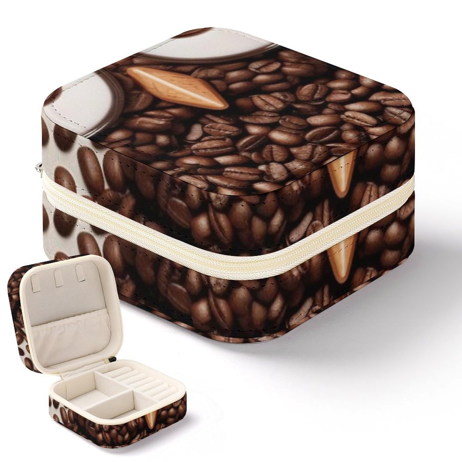 Boîte à bijoux hibou portable et mini organisateur de colliers et bagues