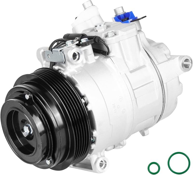 Compressor de ar-condicionado com embreagem Youxmoto SD7SB16C para Mercedes-Benz, Dodge, Freightliner e Chrysler – 1 unidade