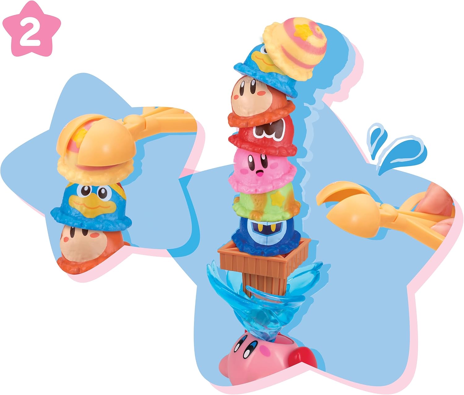 Kirby Ice Cream Tower - Party Game - EPOCH Games 7612