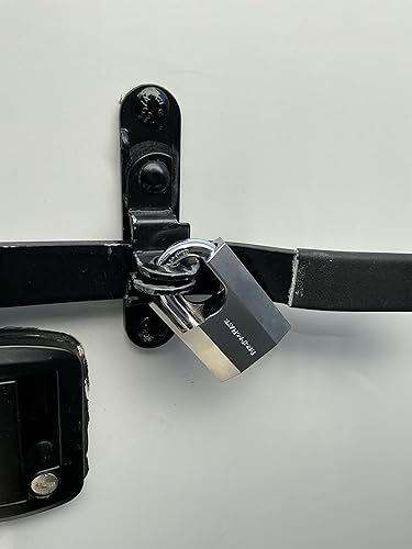 Miniatura 11 de Candado de acero blindado resistente de 1.969 in, de alta seguridad, resistente a la intemperie, resistente a los cortes, con grillete endurecido,