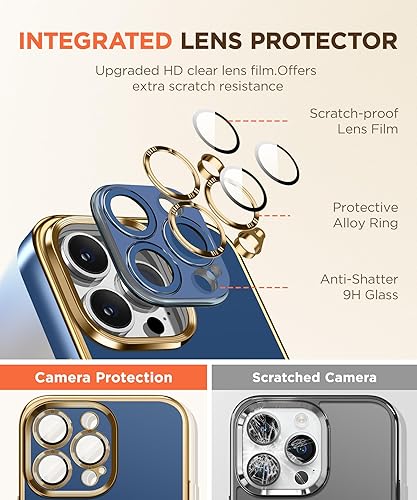 Miniatura 5 de Funda para iPhone 15 Pro Max con soporte magnético invisible, compatible con MagSafe protección militar contra caídas Funda protectora delgada a