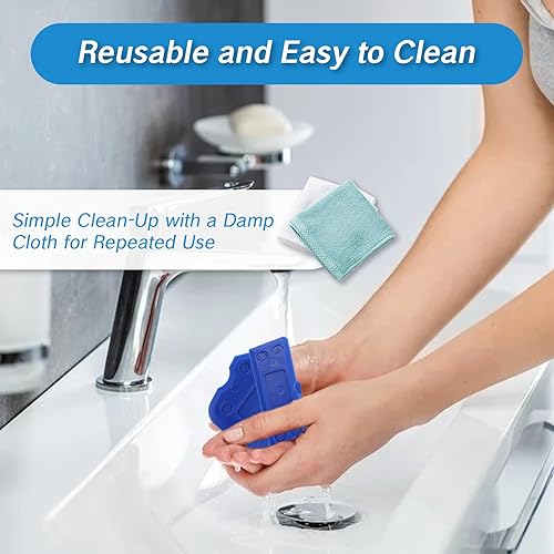 Miniatura 7 de Juego de herramientas de calafateo de silicona de 8 piezas, kit de herramientas de acabado de calafateo para lechada, sellador y acabado de