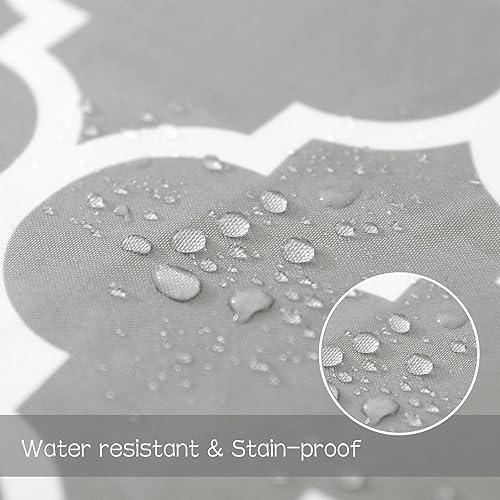 Miniatura 2 de Mantel de tela de poliéster impermeable marroquí rectangular, sin arrugas, lavable, a prueba de derrames, para cocina, comedor, picnic, banquete,