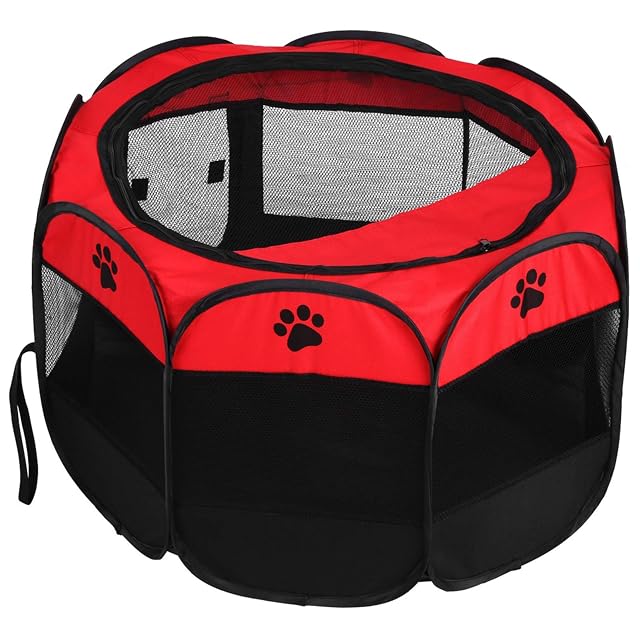 Foto 7 de 8 de Pet Tent Foldable Pet Tent, Puppy Playpen Pet Playpen Dog
