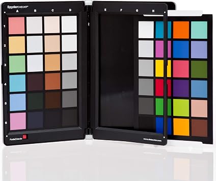 Datacolor Spyder Checkr Color calibration tool for cameras. Ensure accurate, consistent color with varied cameras/light. Has 48 target colors + grey card for in-camera white balance