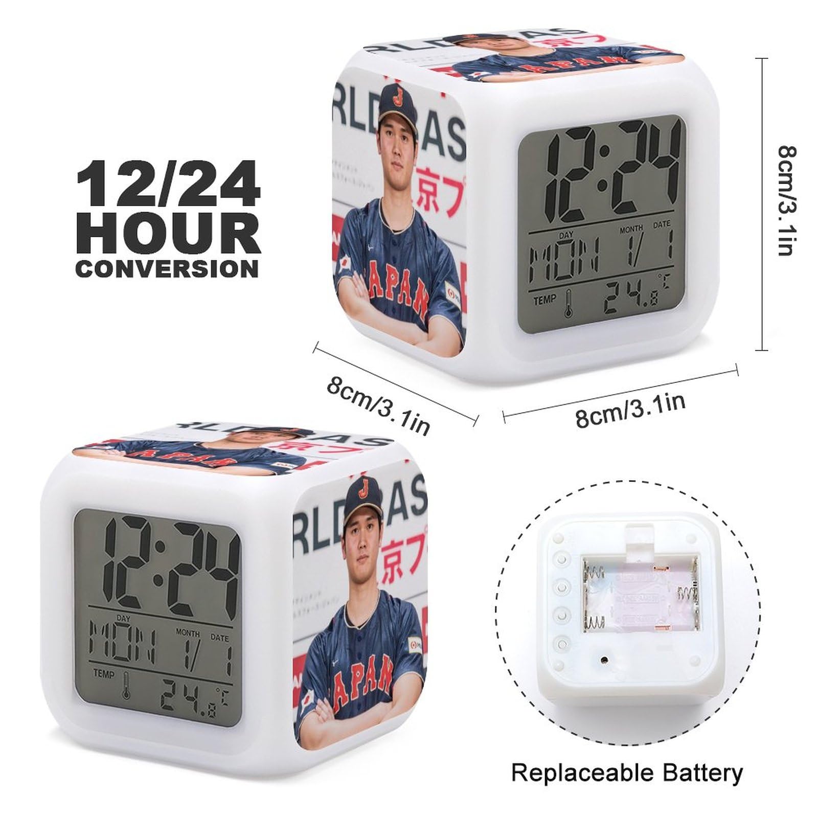 大谷翔平フィギュア　デジタル時計セット 大谷翔平フィギュア デジタル時計セット いよいよ明日4月4日（金）より