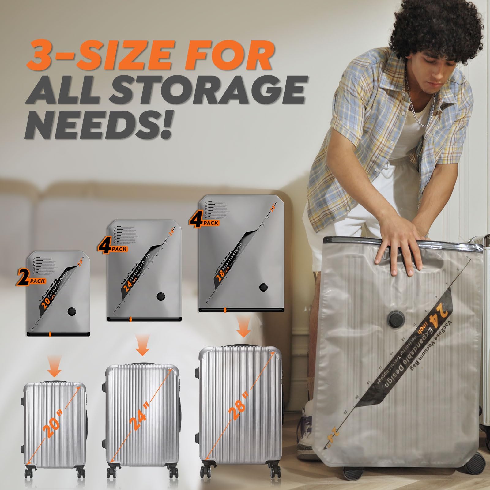 Wiederaufladbare kabellose Pump-Reise-Aufbewahrungstaschen-Set, 10 Stück, tragbar, platzsparend, für Reisen und Zuhause, Vakuum-Kompressionsverpackung für Kleidung, Decken, saisonale Lagerung