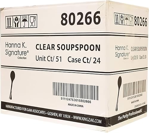 Miniatura 4 de Cucharas de plástico transparente de alta calidad (51 unidades) – Cubertería duradera, elegante y desechable para fiestas, eventos y uso diario
