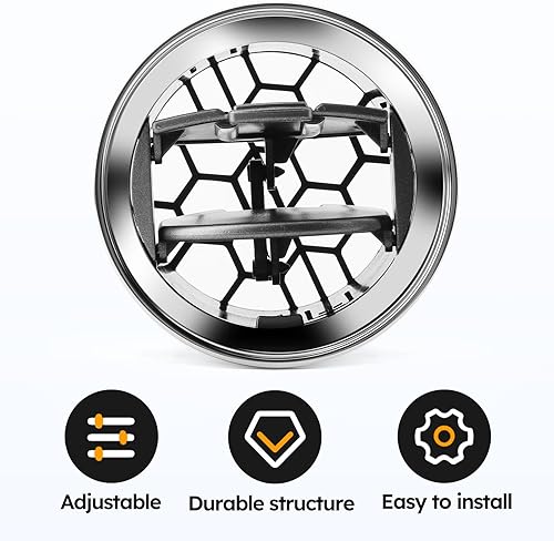 Miniatura 5 de 9L3Z-19893-CA 4PCS Tablero de tablero de tablero de CA para conducto de ventilación de aire térmico de CA para Ford F150 F-150 Lobo 2009 2010 2011
