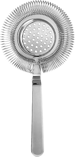 Miniatura 15 de Homestia Julep - Colador de barra de acero inoxidable, cuchara de cóctel para uso doméstico o comercial, colador de cobre antiguo 304 para C Julep