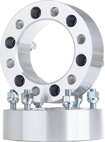Miniatura 8 de SCITOO 4 espaciadores de rueda de 6 x 5.5 pulgadas de 2 pulgadas con pernos de 12 x 1.25 pulgadas de diámetro de 4.252 in, 6 lengüetas de 1.969 in,