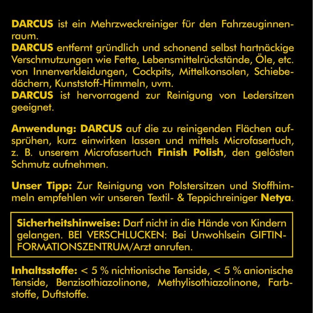 ABACUS® 4X 750 ml Auto-Innenraumreiniger (7715.4) - Mehrzweckreiniger Polsterreiniger Autopflege Universalreiniger