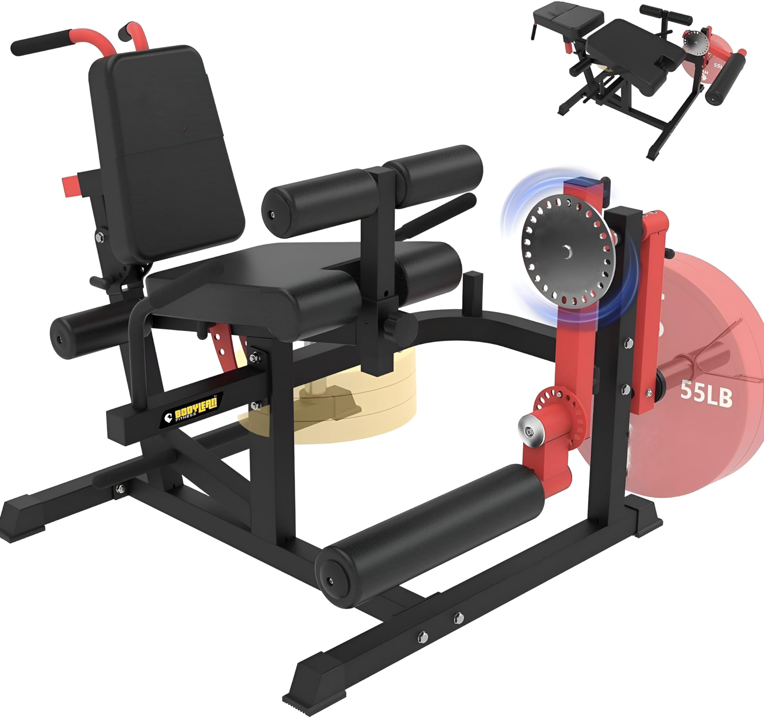 Bodylean Fitness Premium Leg Curl Leg Extension Machine: Dual-Function Gym Equipment for Total Lower Body Strengthening - Ideal for Home/Physiotherapy Leg Injury Cure - Knee Replacement (B0CY5PJMSZ) Amazon Price History, Amazon Price Tracker