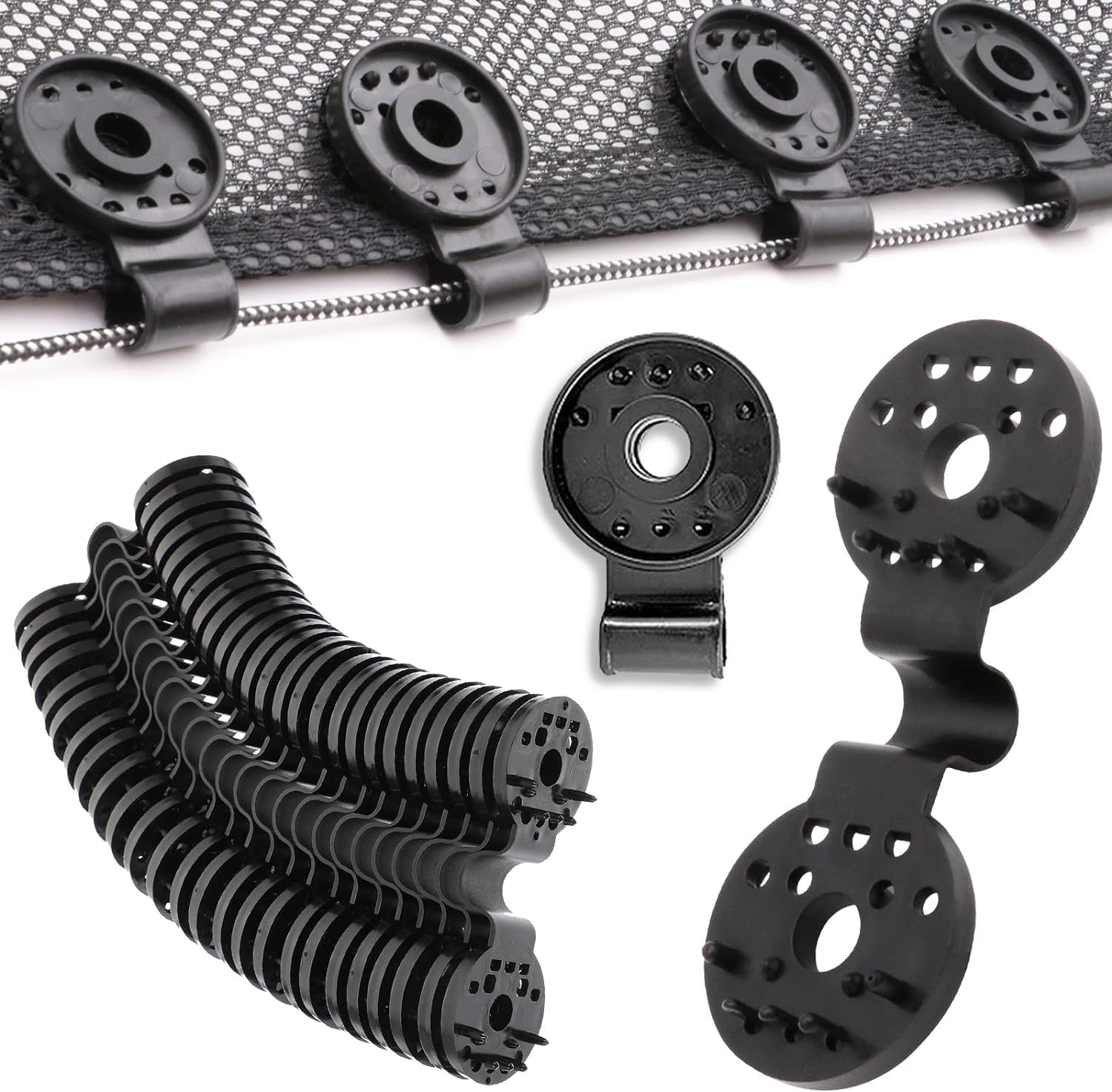 GYANVI Shade Cloth Clips Heay Duity - Shade Netting Black Clips for Greenhouse Outdoor Garden Anti Bird Netting Agricultural Sunshade Fabric Accessories UV Resistant Shade (25) (B0CL2D6T8J) Amazon Price History, Amazon Price Tracker