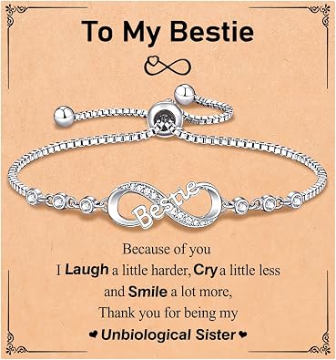 UNGENT THEM Infinity Love Bracelets for Women Her Christmas Birthday Gifts