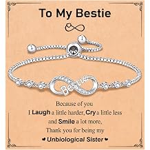 Infinity Love Heart Bracelets for Women Her Happy Birthday Valentines Christmas Presents