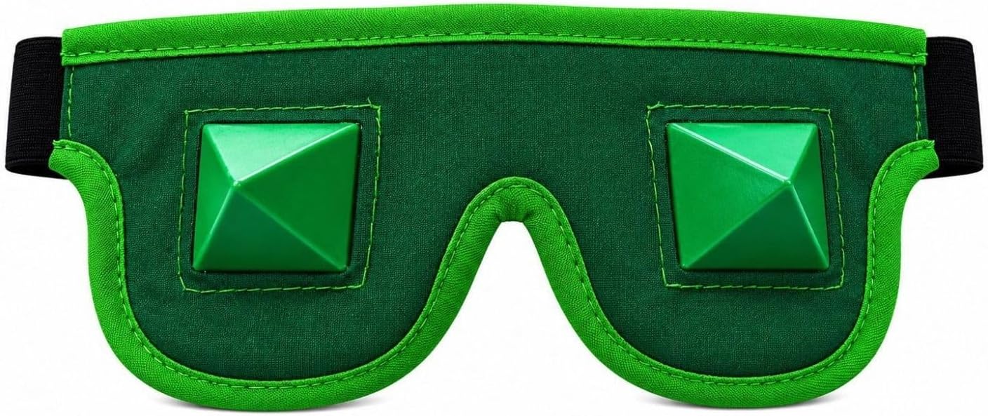 Acupressure Magnetic Eye Belt - Pyramidal Relaxation for Improved Metabolic Activity and Sight With Pyramid and Magnet Therapy Massager