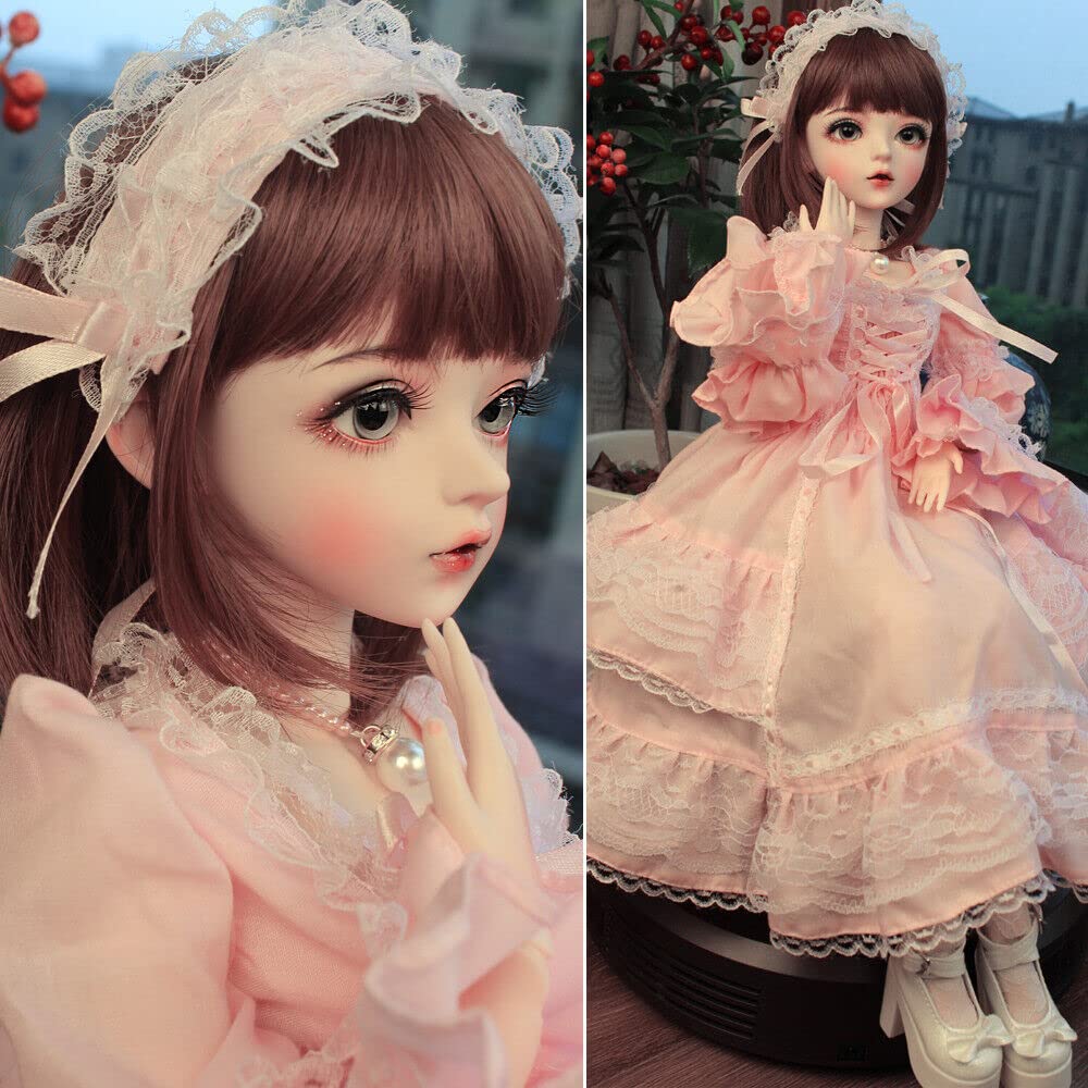 Amazon.co.jp: Meeler BJDドール フルセット1/3 球体関節人形 女の子